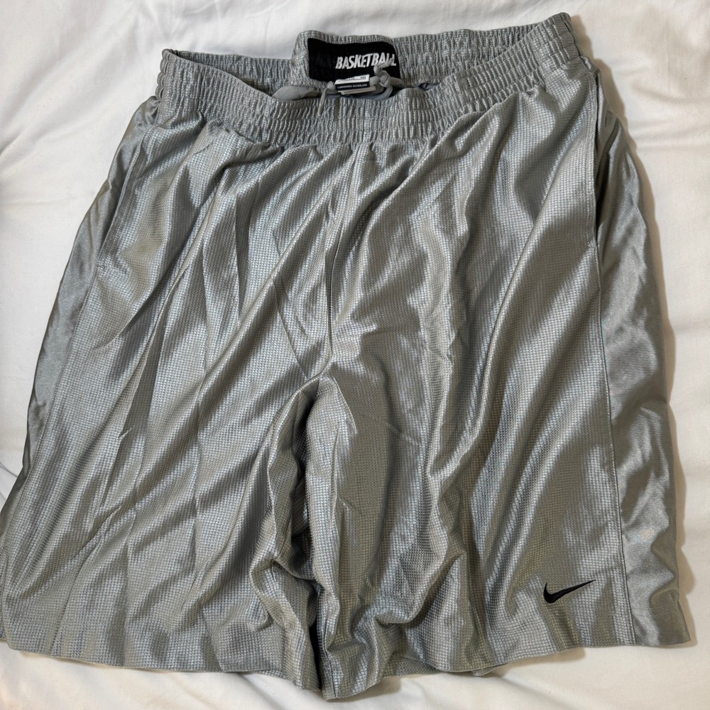 Nike Silver Dazzle Basketball Shorts